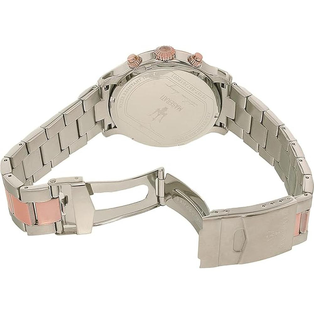 Maserati Epoca Chronograph Two‑Tone Stainless Steel Mens Watch With Rose‑Gold Accents And Brown Dial - R8873618001 - Image 3
